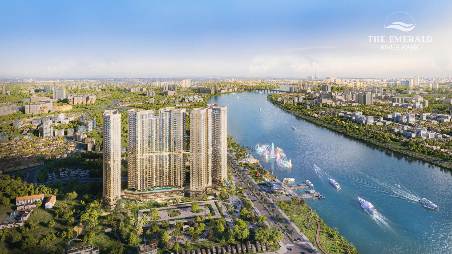 Toàn cảnh dự án bên sông Sài Gòn