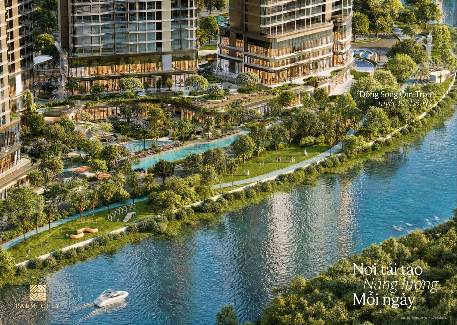 Không gian cảnh quan ven sông - Palm River at Palm City